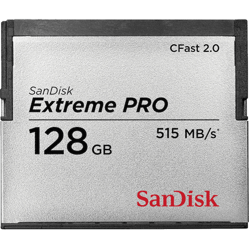 SanDisk Extreme PRO - Carte mémoire flash - 128 Go - CFast 2.0