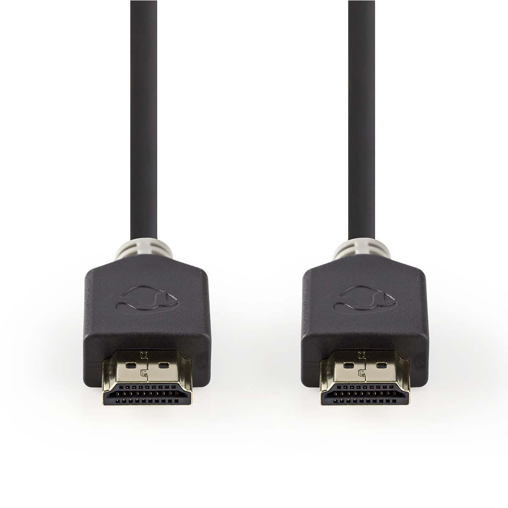 Câble ultra haute vitesse HDMI | HDMI™ Connecteur | HDMI™ Connecteur | 8K@60Hz | 48 Gbps | 2.00 m | Rond | 6.5 mm | Anthracite | Boîte