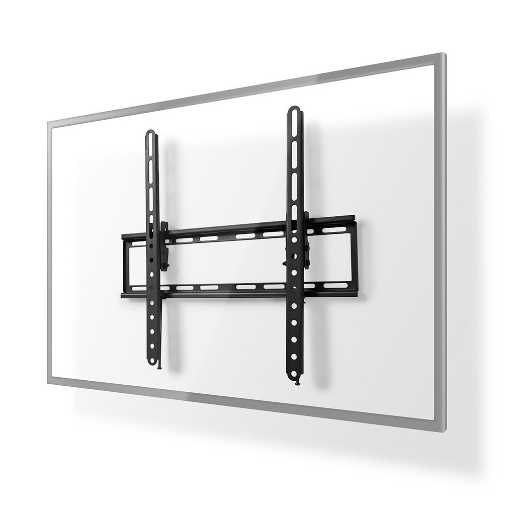Montage TV mural basculable | 23 - 55 " | Poids d'écran maximal pris en charge: 35 kg | Inclinable: 12 ° | Distance minimale du mur: 38 mm | Acier | Noir