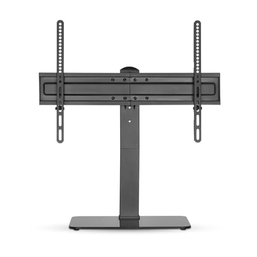 Support TV fixe | 37 - 70 " | Poids d'écran maximal pris en charge: 40 kg | Hauteurs pré-fixées réglables | Acier / Verre trempé | Noir