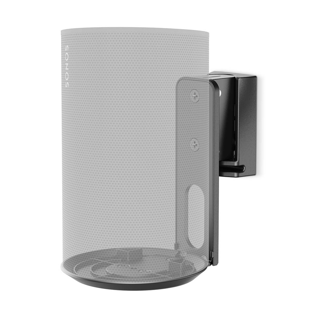 Mountage pour haut parleur | Compatible avec: Sonos® Era100 | Mural | 3 kg | Inclinable / Swivel | Inclinable | Rotatif | ABS / Métal | Noir