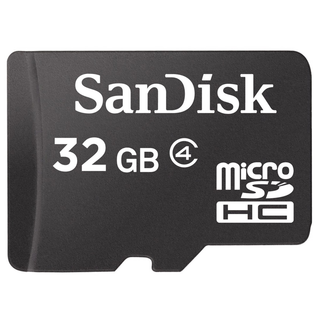 SanDisk - Carte mémoire flash - 32 Go - Class 4 - micro SDHC - noir