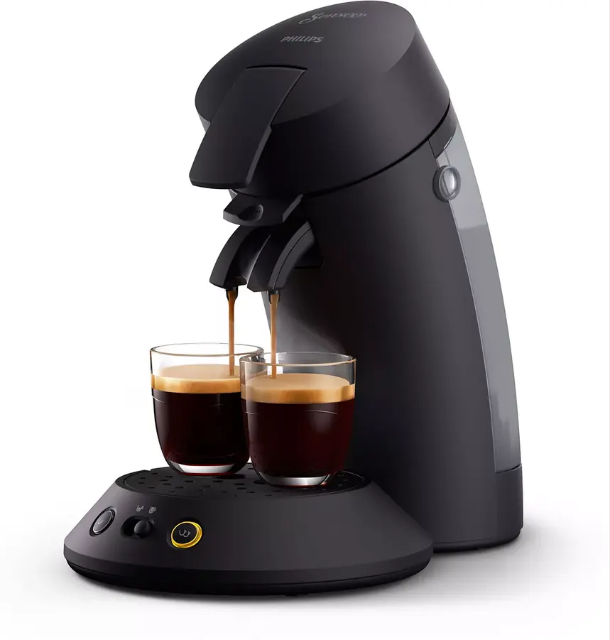 PHILIPS Cafetière à dosettes Noire - Senseo Original Plus - CSA210.61