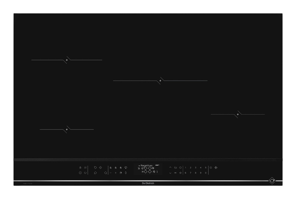 DE DIETRICH TABLE A INDUCTION - LARGEUR: 80CM