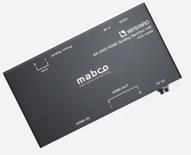 Distributeur amplificateur HDMI 1x2 - 4K@60 4:4:4 HDR ADTECHNO