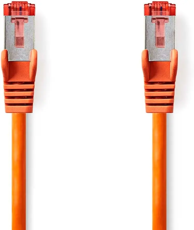 Câble Réseau Cat 6 S/FTP NEDIS 10 m Orange