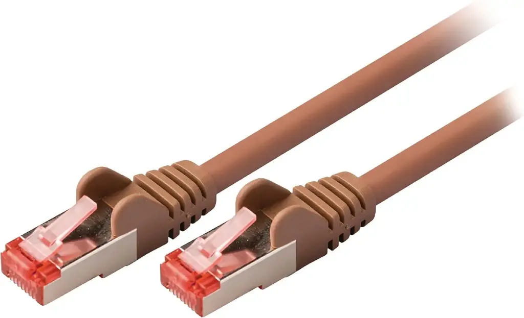 Câble Réseau CAT6 S/FTP RJ45 Mâle 10m Gestimum Marron