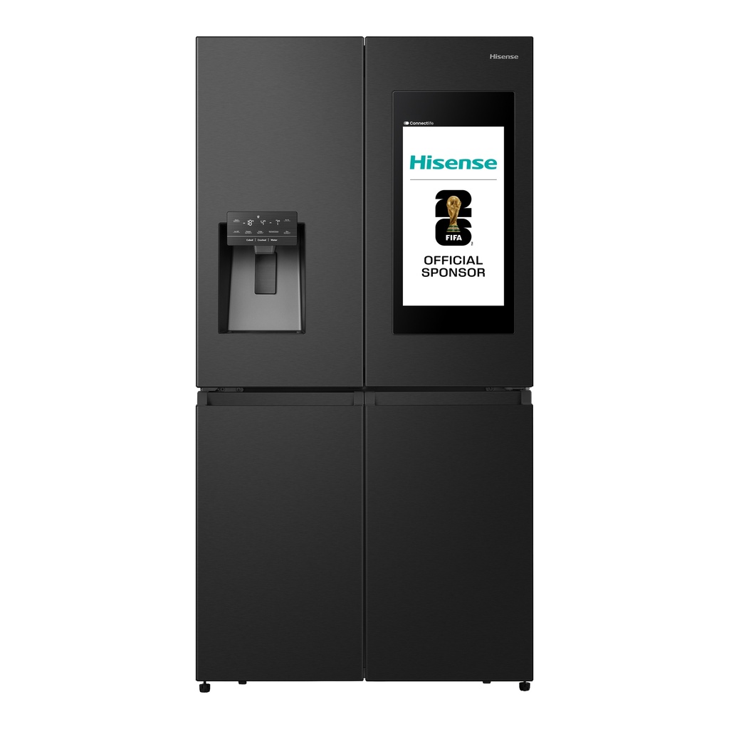 Frigo américain Noir RQ760N4IFE Hisense