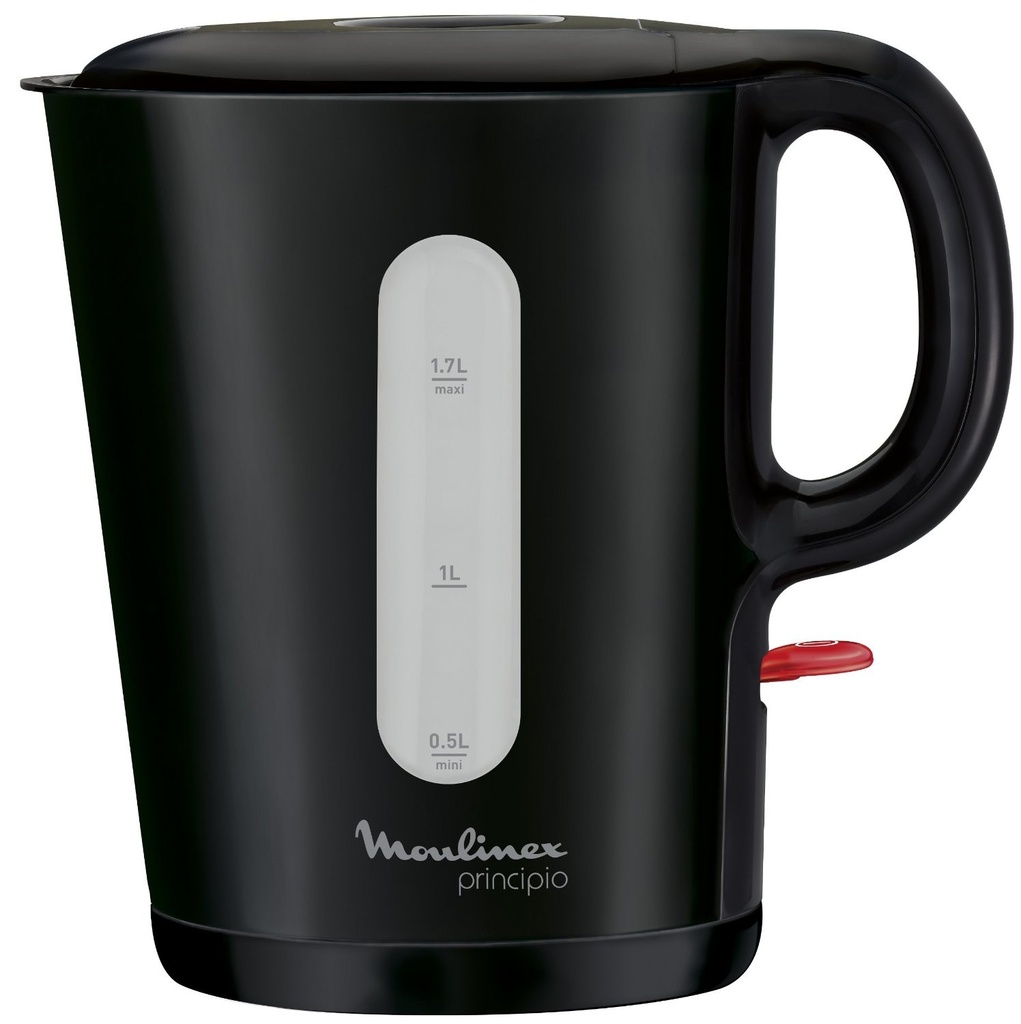 bouilloire 1,7 L 2400 W Noir BY105810 Moulinex