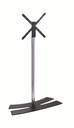 SCREEN STAND ON PEDESTAL BLACK