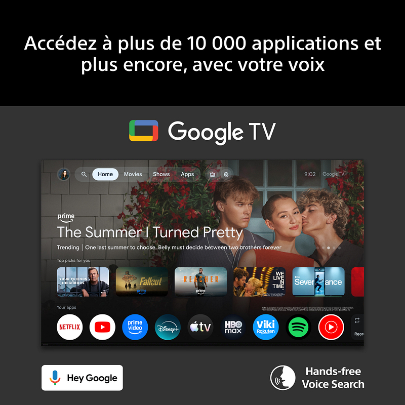 Téléviseur 4K BRAVIA 3 Noir K50XR35M2PB Sony