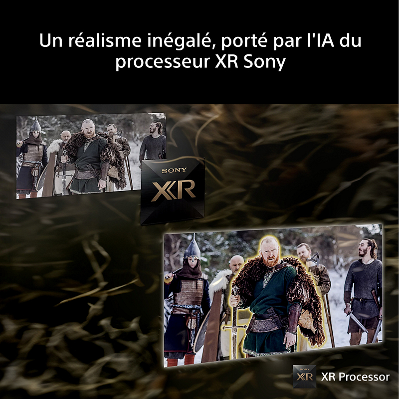 Téléviseur QLED MINI LED K- 4K Ultra HD Noir K55XR75M2B Sony