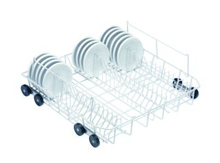 Miele Professional U 881 - Panier inférieur métallique rilsanisé avec complément fixe pour les sous tasses