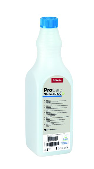 Miele Professional Shine 40 GC-1l - Produit de lavage vaisselle ProCare Shine Conditionnement 1 l - Livré par