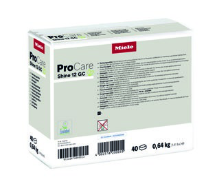 Miele Professional Shine 12 GC - Produit de lavage vaisselle ProCare Shine Conditionnement 40 tablettes
