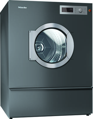 Miele Professional PDR 544ROP G IG - Sèche-linge professionnel Gaz, 800 litres (44 kg), IG (carrosserie gris acier)