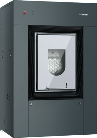 Miele Professional PW 6163 - Lave-linge professionnel Electrique, IG (carrosserie Gris Acier), MF 01- Ru circuit de délestage