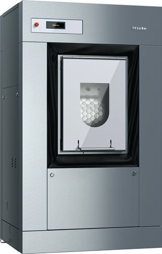 Miele Professional PW 6163 WI - Lave-linge professionnel Electrique, inox, afficheur côté propre MF 01, socle inox avec pesée