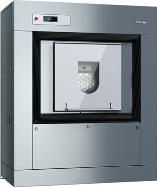 Miele Professional PW 6323 WI - Lave-linge professionnel Electrique, inox, afficheur côté propre MF 01- Ru , socle avec pesée