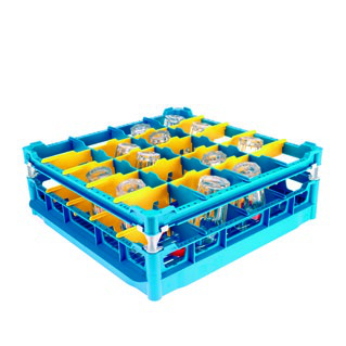 Miele Professional U 635-S - Panier compartimenté base inclinée 20 verres cadre sup. bas (avec APFD 220 pour PFD 40X)