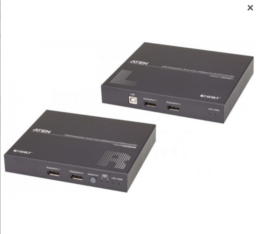 ATEN CE924 EXT. KVM USB DP HDBaseT 2.0 DUAL VIEW