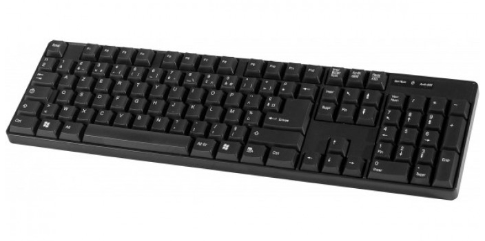 DACOMEX Clavier K150-U Standard USB noir