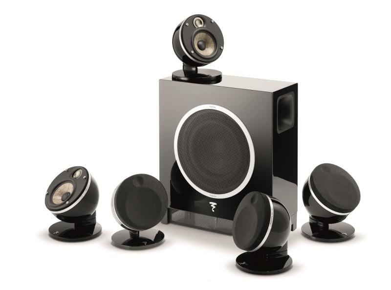 FOCAL Pack d'enceintes 5.1 PACKDOME5.1FLAX&SUBAIR/BL