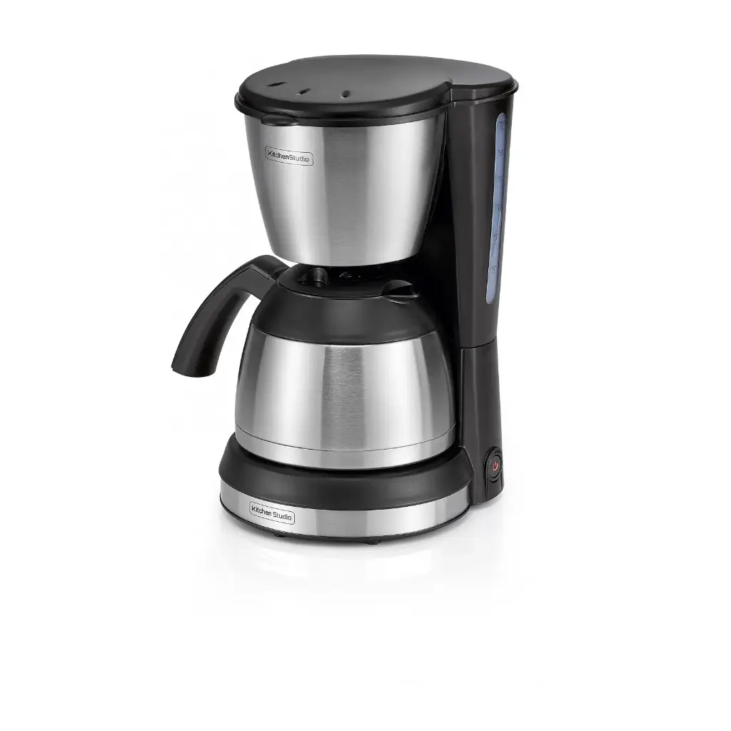 KITCHENCHEF Cafetière filtre 12 tasses isotherme Noire & Inox - KSMD250B