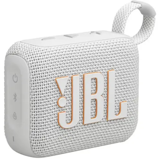[JBLGO4WHT] JBL Go 4 - Haut-parleur - pour utilisation mobile - sans fil - Bluetooth - Contrôlé par application - 4.2 Watt - blanc
